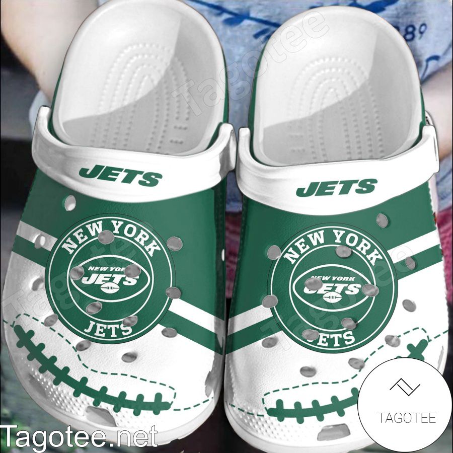 New York Jets Logo Football Crocs Clogs