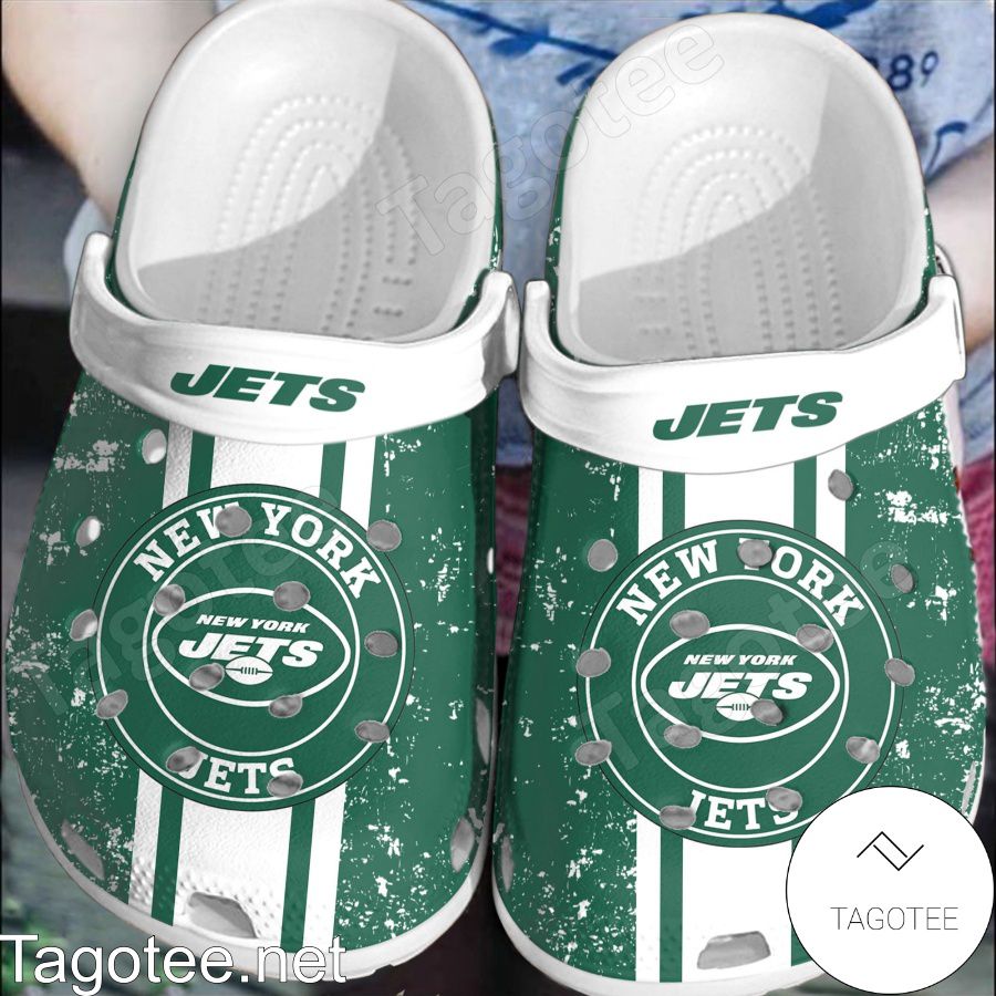 New York Jets Logo Football Team Crocs Clogs