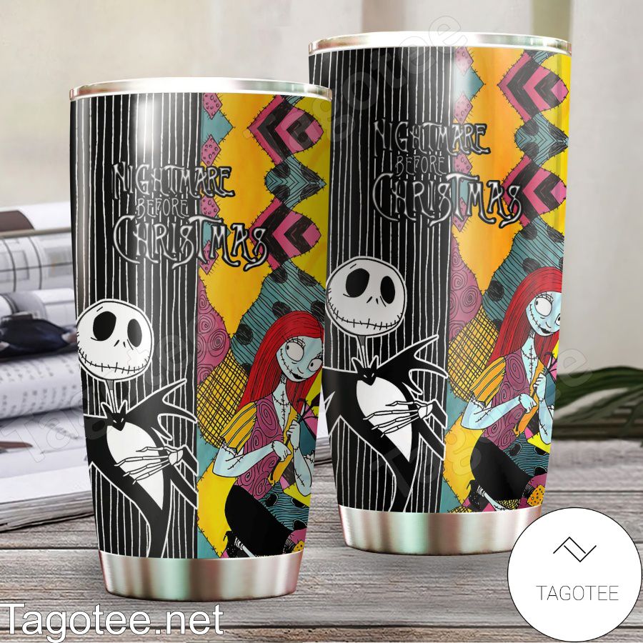 Nightmare Before Christmas Jack And Sally Tumbler