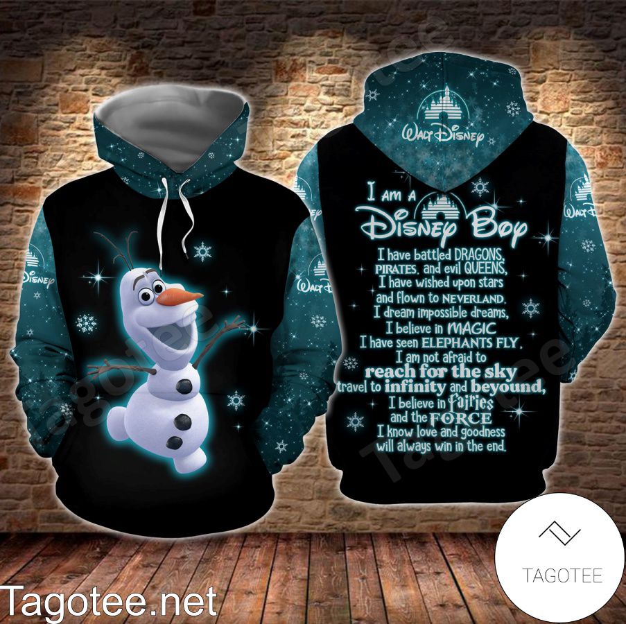 Olaf I Am A Disney Boy Shirt, Tank Top And Leggings a