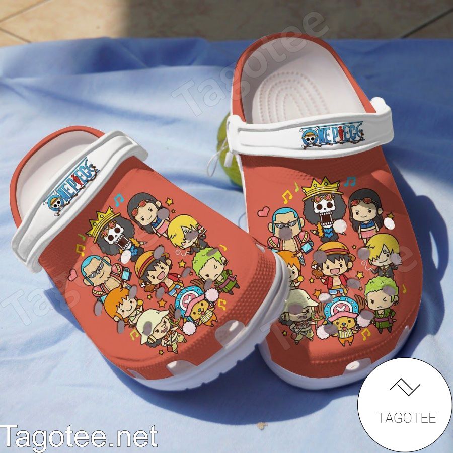 One Piece Chibi Characters Crocs Clogs