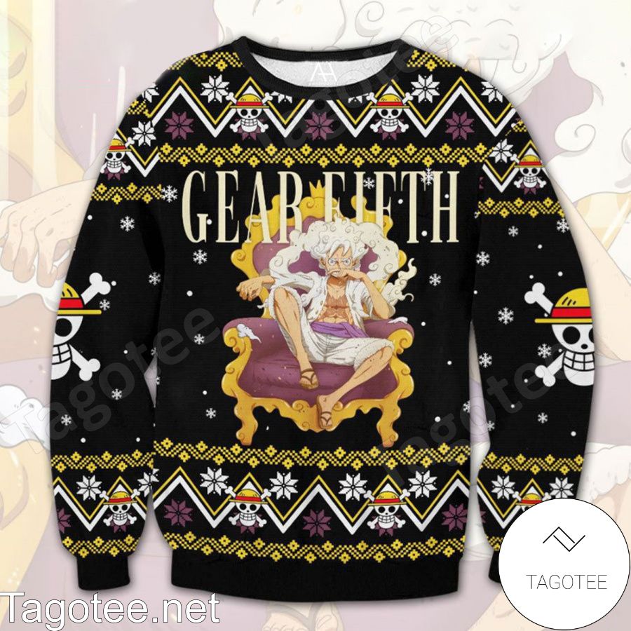 One Piece Luffy Gear Fifth Ugly Christmas Sweater