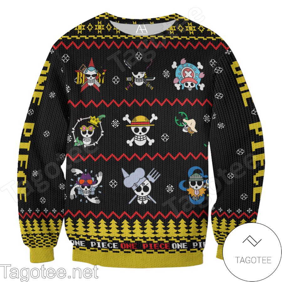 One Piece Pirates Logo Ugly Christmas Sweater