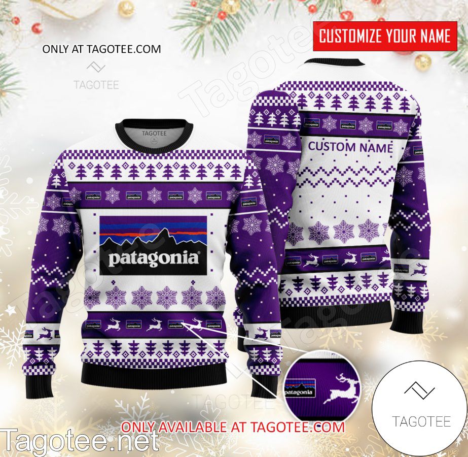 Patagonia Logo Personalized Ugly Christmas Sweater - EmonShop