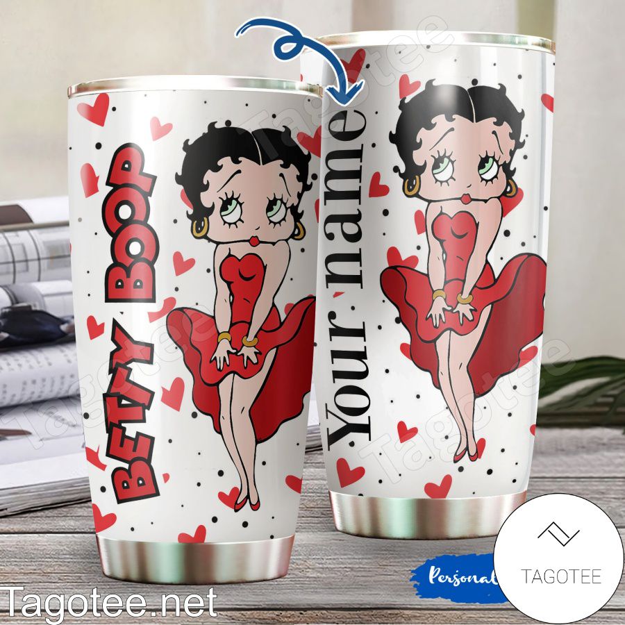 Personalized Betty Boop Tumbler