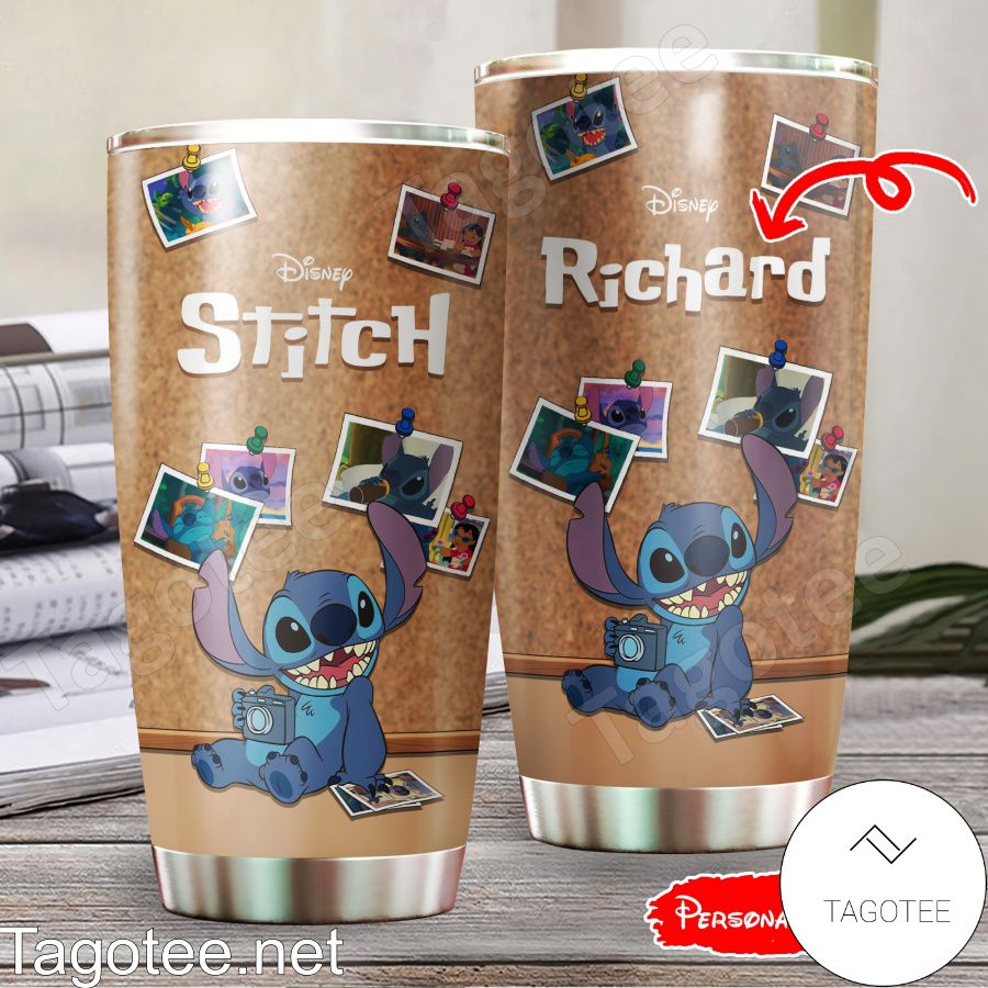 Personalized Disney Stitch Photographer Tumbler