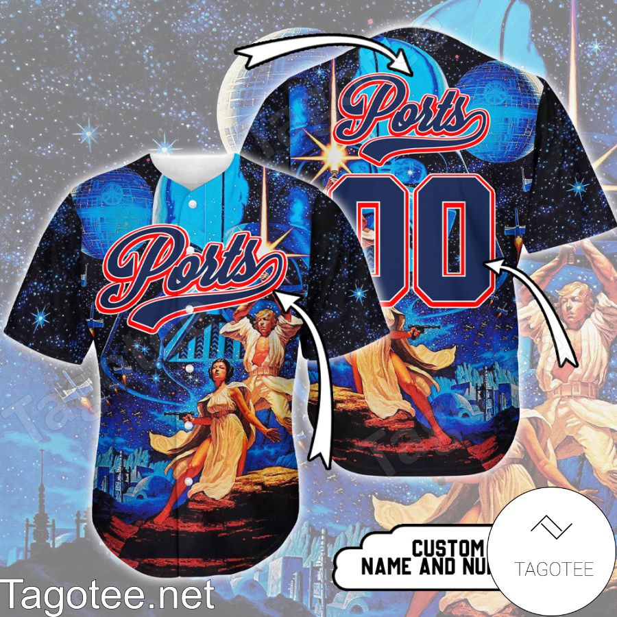 Personalized Star Wars Baseball Jersey