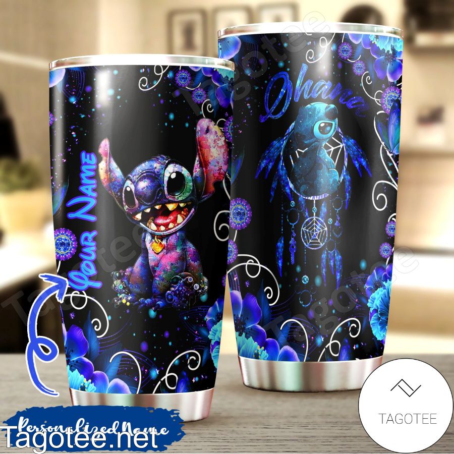 Personalized Stitch Ohana Dreamcatcher Tumbler