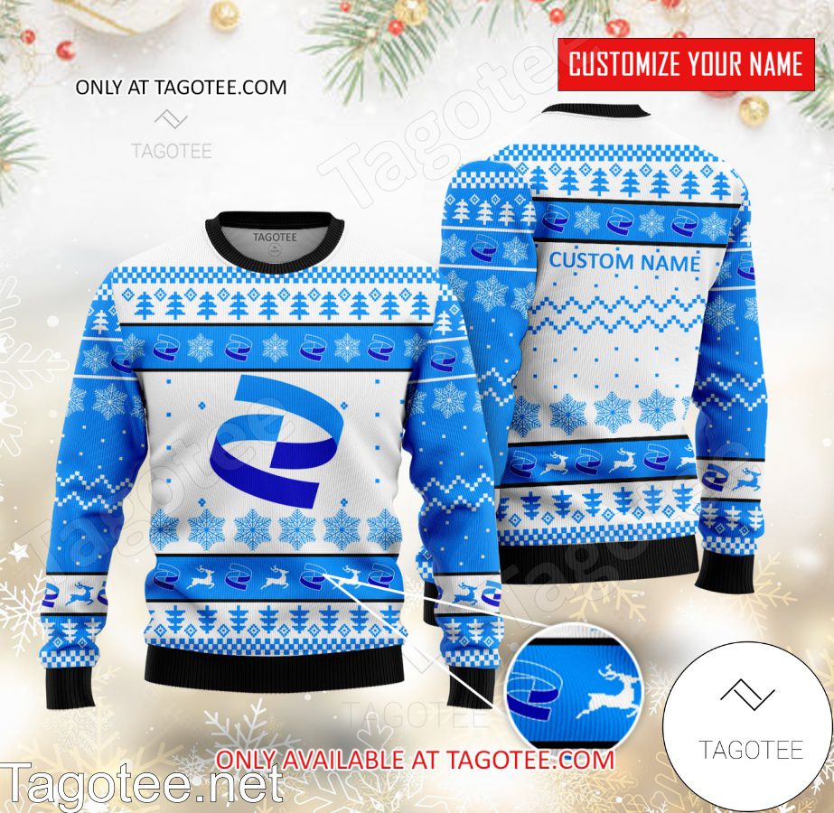 Pfizer Logo Personalized Ugly Christmas Sweater - EmonShop