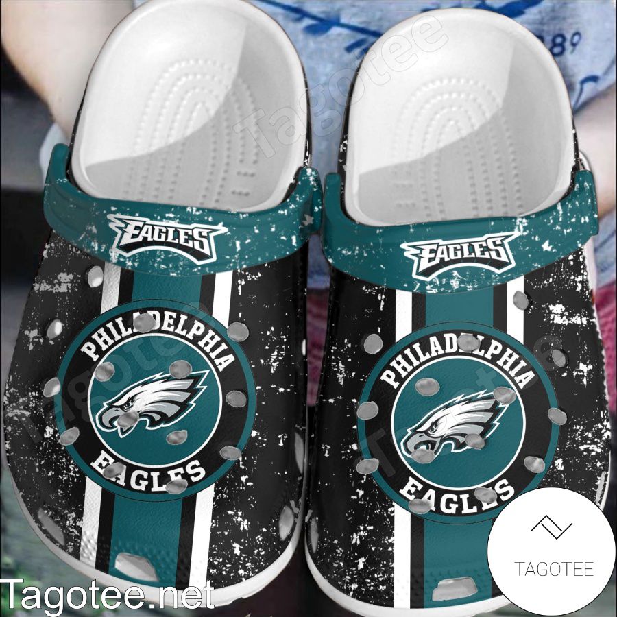 Philadelphia Eagles Logo Football Team Crocs Clogs