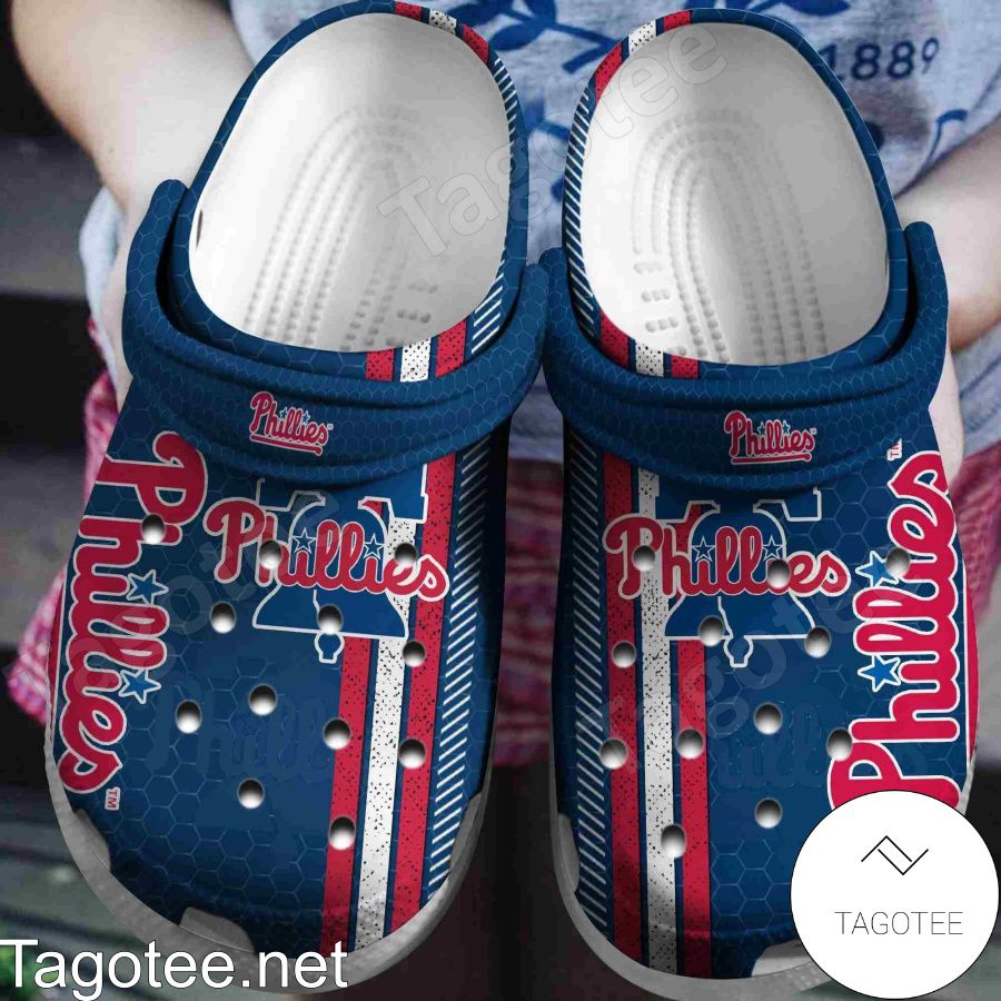 Philadelphia Phillies Hive Pattern Crocs Clogs