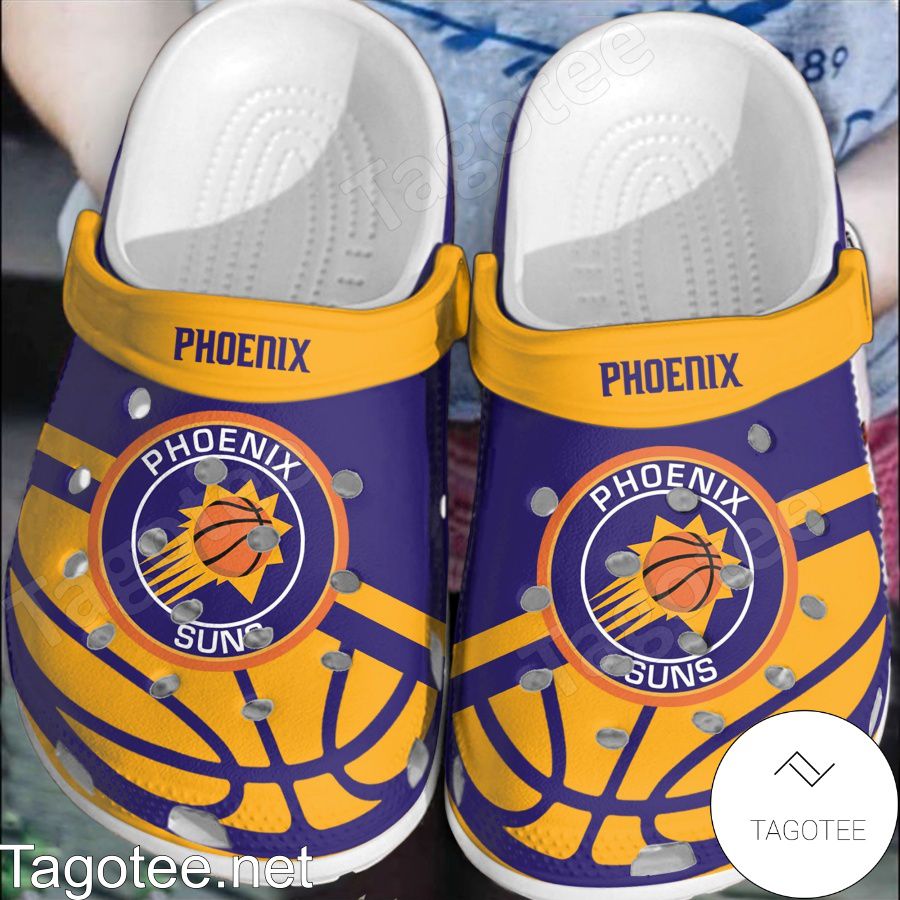 Phoenix Suns Logo Basketball Crocs Clogs