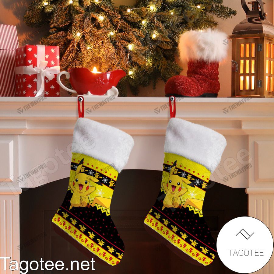 Pikachu Pokemon Christmas Stocking a