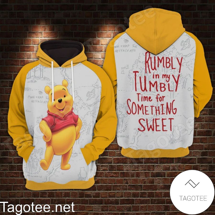 Pooh Rumbly In My Tumbly Time For Something Sweet Hoodie