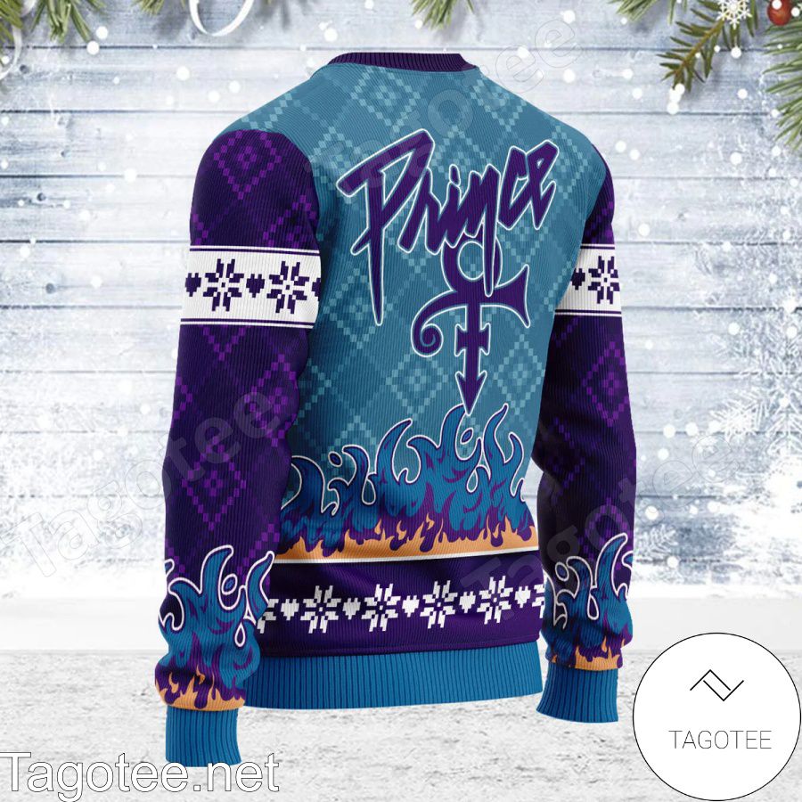 Prince Purple Rain Too Much Freedom Can Lead To The Soul's Decay Ugly Christmas Sweater a