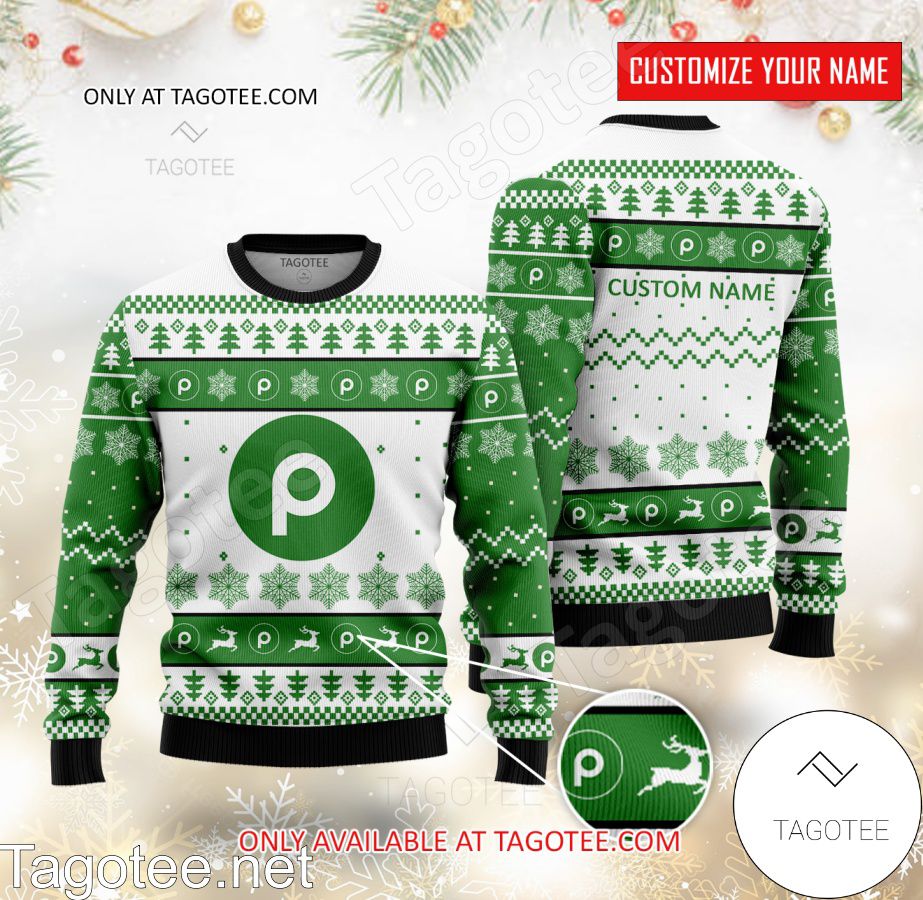 Publix Super Markets Logo Personalized Ugly Christmas Sweater - EmonShop