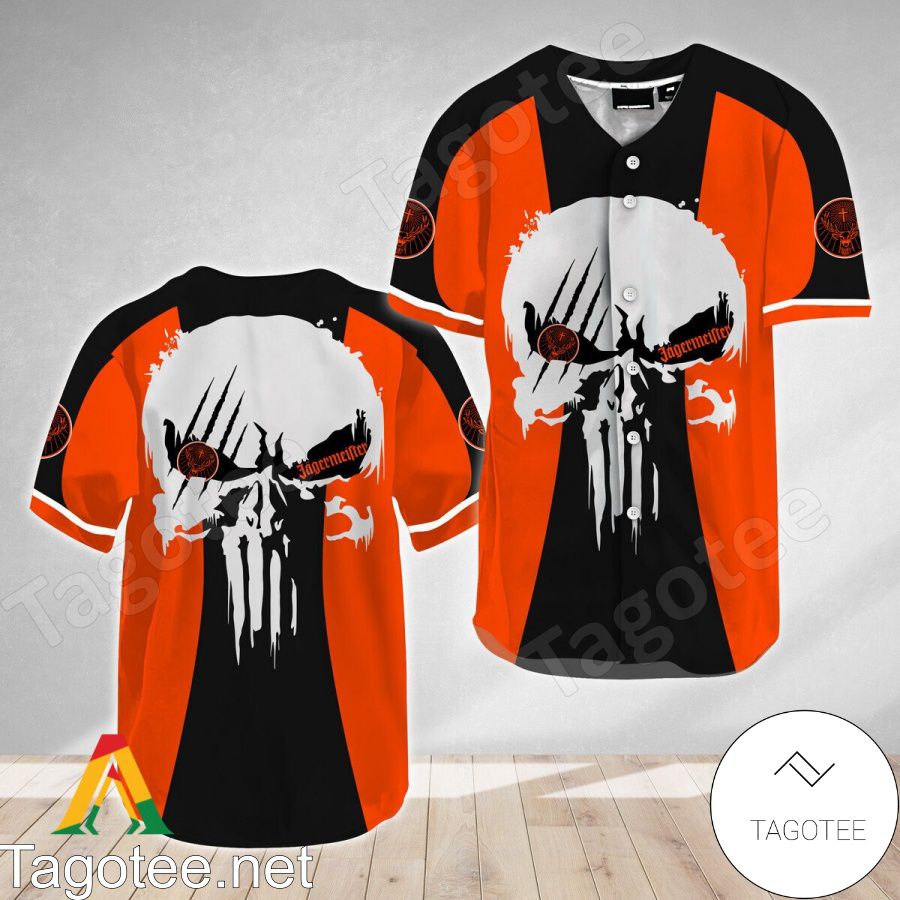 Punisher Skull Jagermeister Baseball Jersey