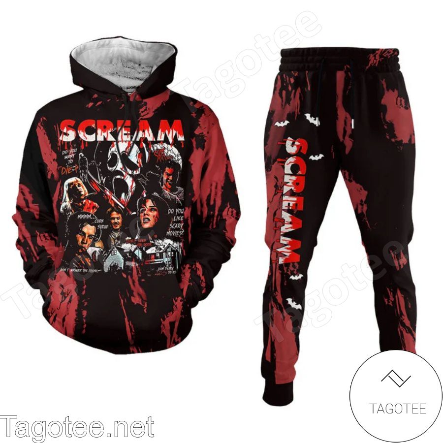 Scream Do You Like Scary Movies Hoodie And Leggings