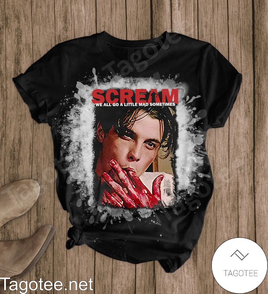 Scream We All Go A Little Mad Sometimes Pajamas Set a