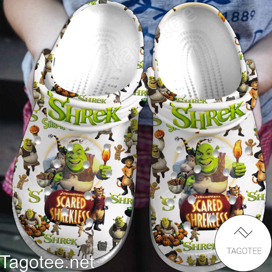 Shrek Scared Shrekless Crocs Clogs