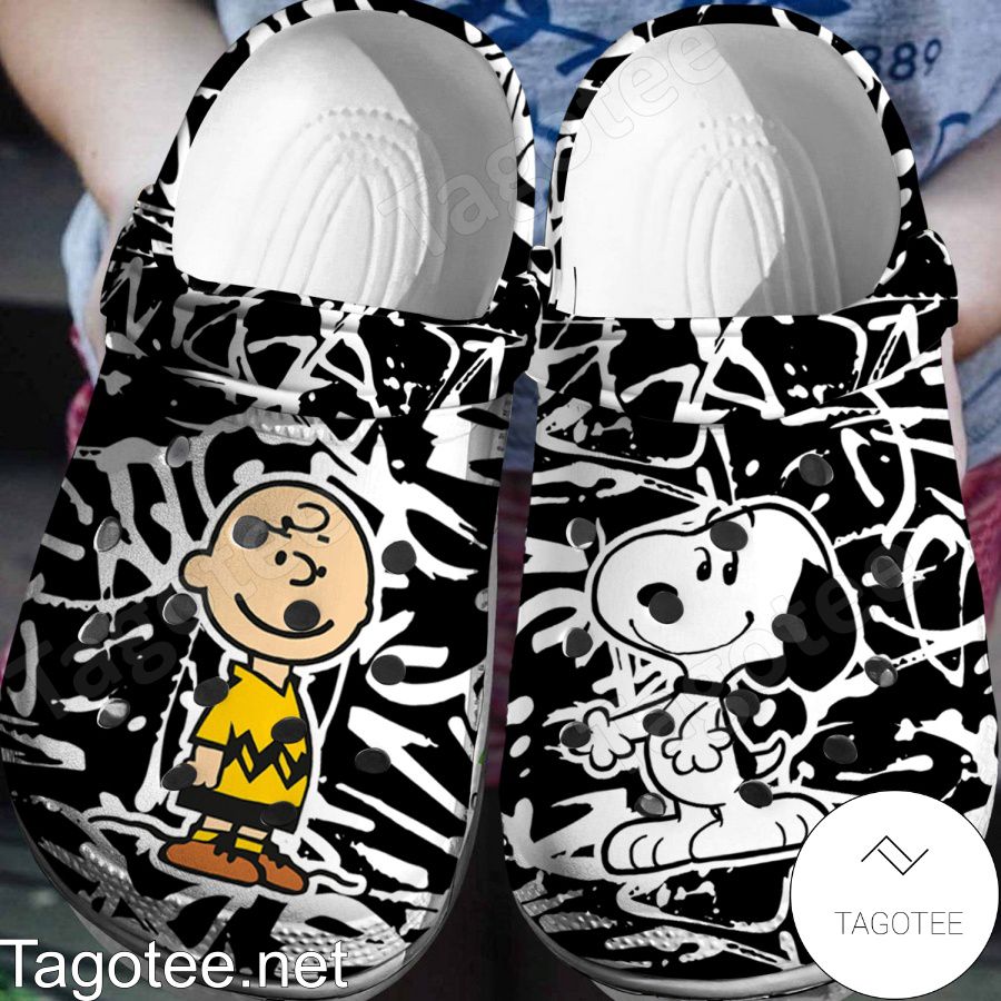 Snoopy And Charlie Crocs Clogs