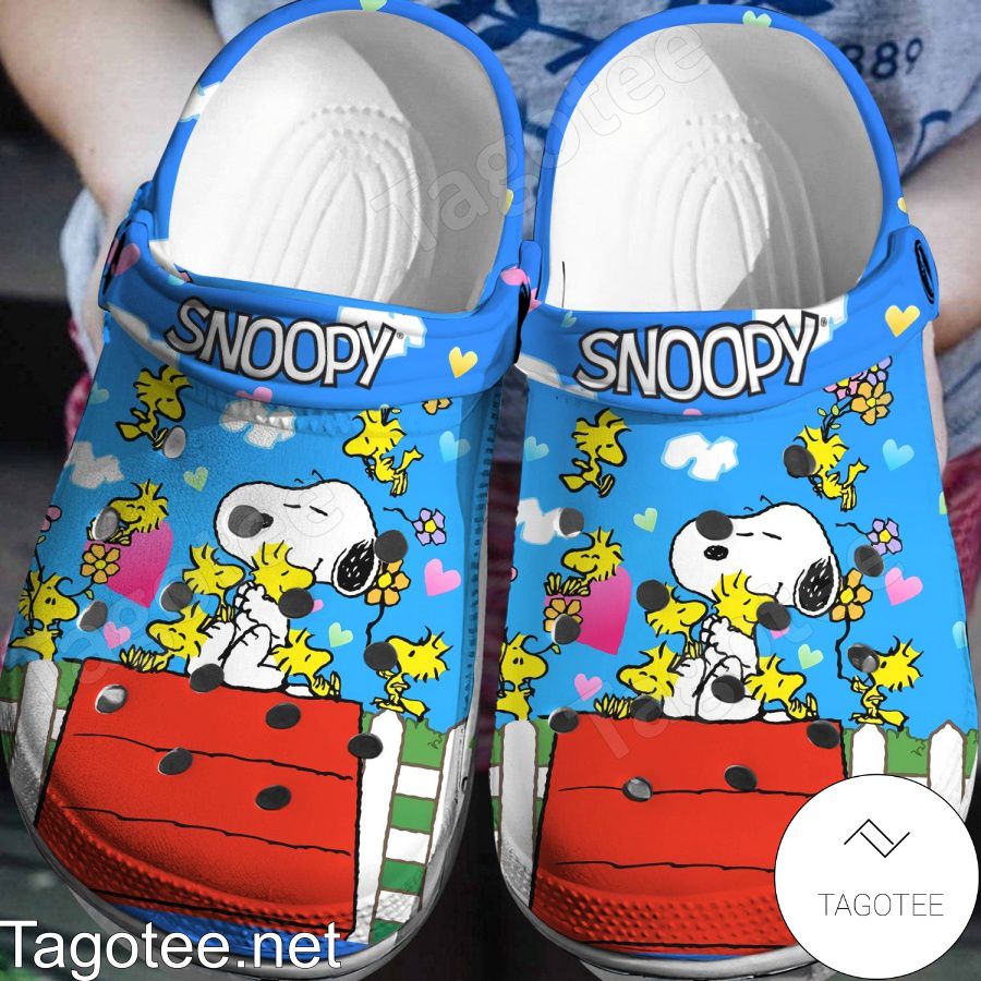 Snoopy And Woodstock Crocs Clogs