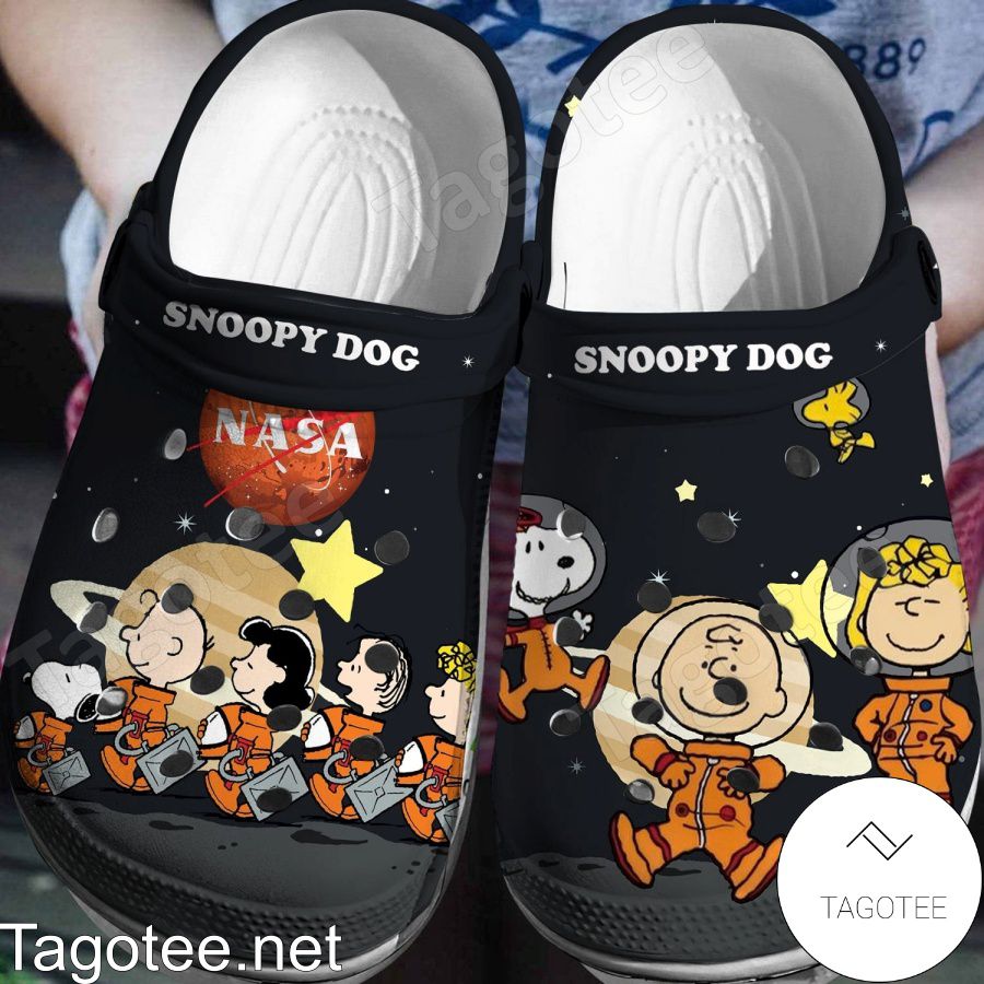 Snoopy Dog Nasa Crocs Clogs