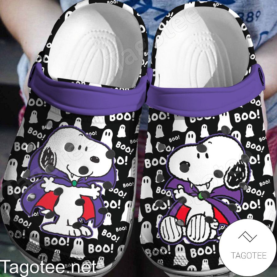 Snoopy Halloween Ghost Crocs Clogs