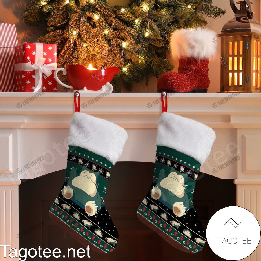 Snorlax Pokemon Christmas Stocking a