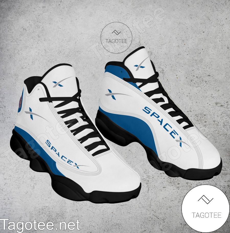 SpaceX Logo Air Jordan 13 Shoes - EmonShop a