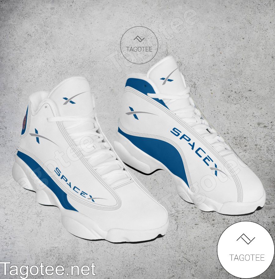 SpaceX Logo Air Jordan 13 Shoes - EmonShop