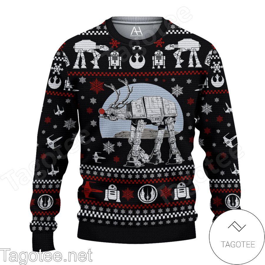 Star Wars  All Terrain Armored Transport Ugly Christmas Sweater