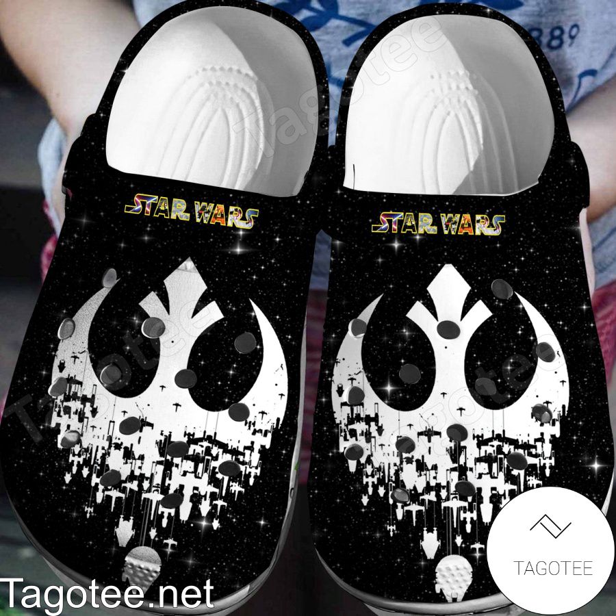 Star Wars Black Galaxy Space Crocs Clogs