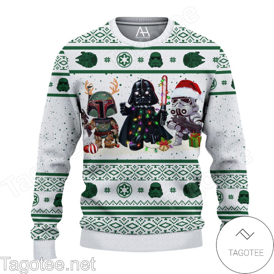 Star Wars Brothers Christmas White Ugly Christmas Sweater