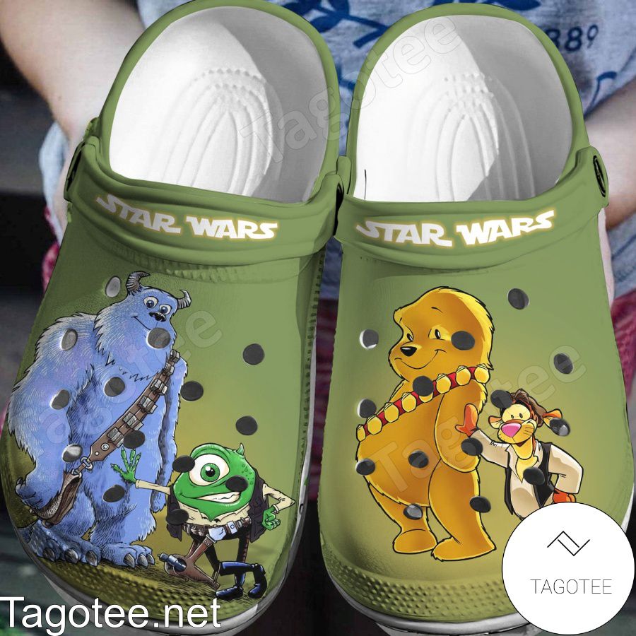 Star Wars Characters Green Crocs Clogs