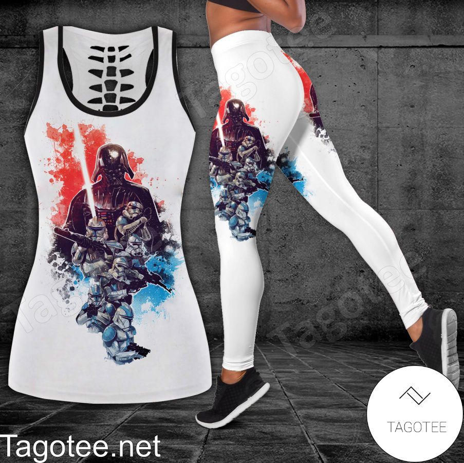 Star Wars Dark Vader Color Splash White Shirt, Tank Top And Leggings