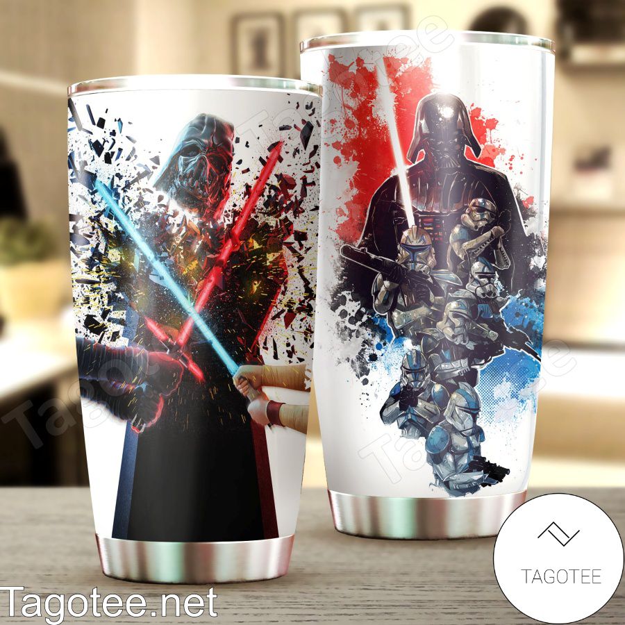 Star Wars Darth Vader And Stormtroopers Tumbler