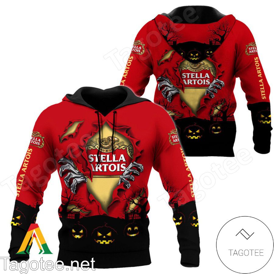 Stella Artois Scary Night Halloween Hoodie