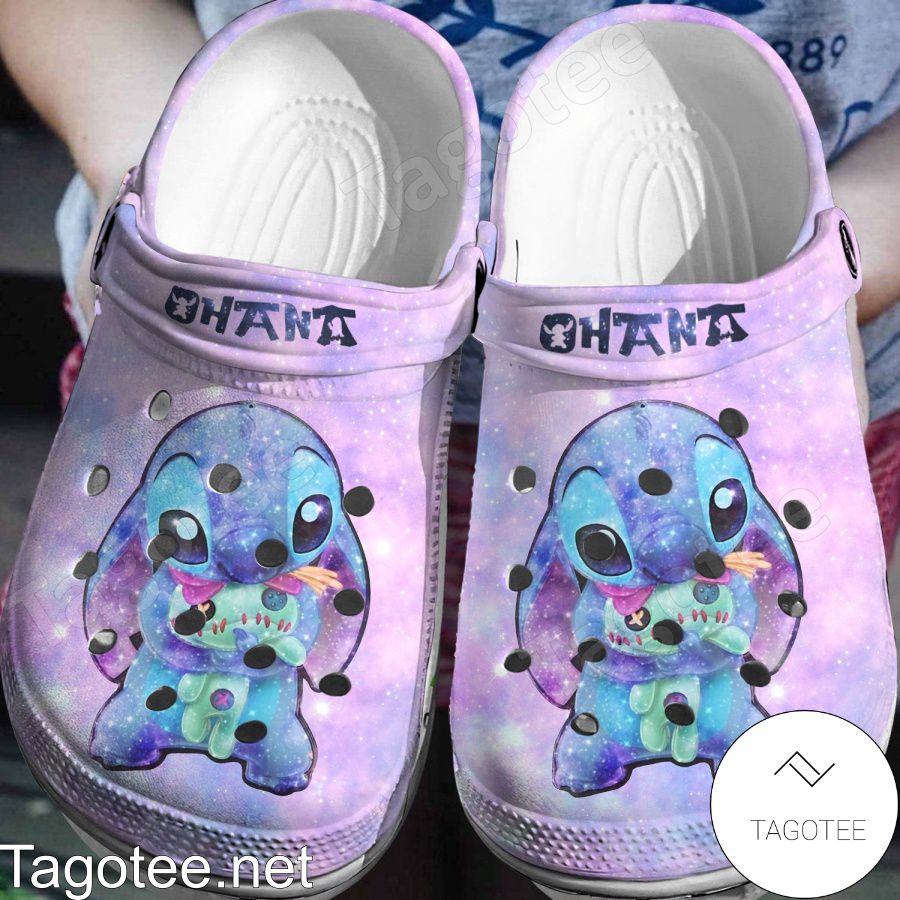 Stitch Ohana Crocs Clogs