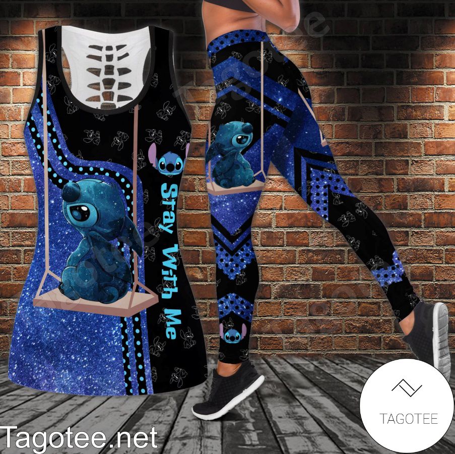 Stitch Stay With Me Shirt, Tank Top And Leggings