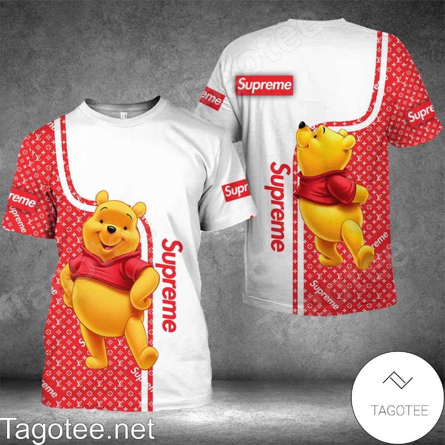 Supreme Louis Vuitton With Winnie The Pooh Shirt