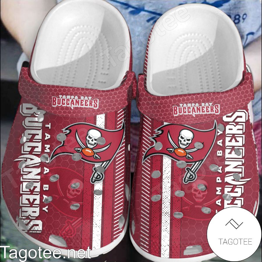 Tampa Bay Buccaneers Hive Pattern Crocs Clogs