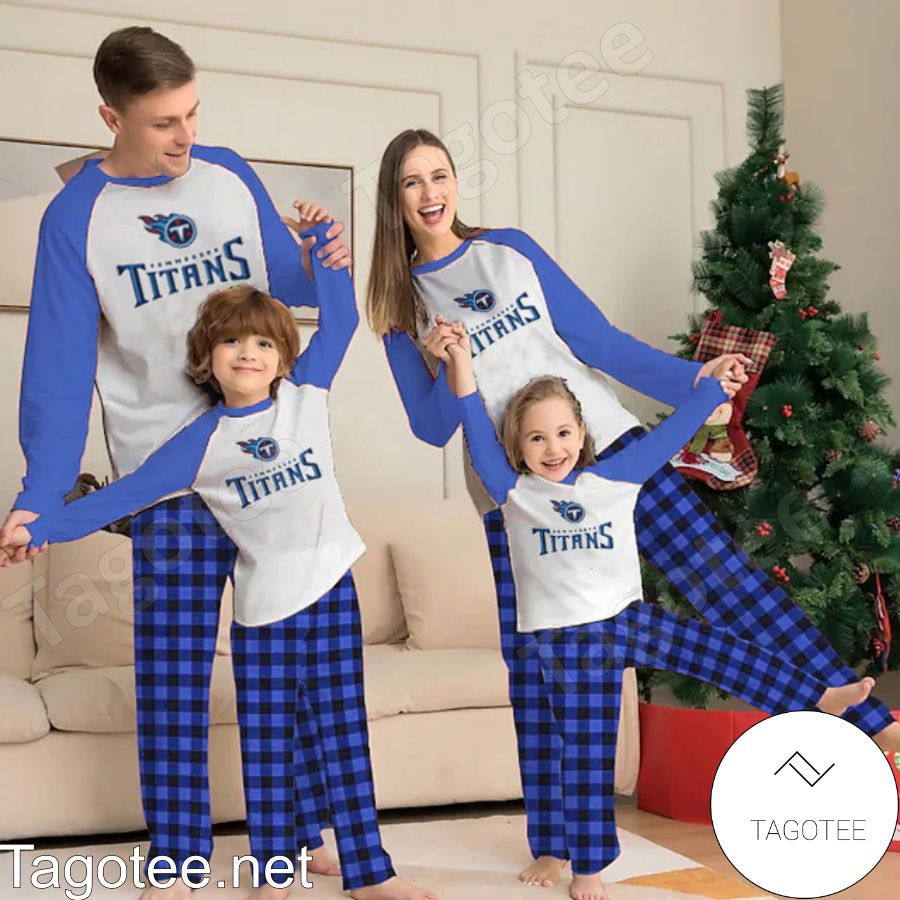 Tennessee Titans NFL Buffalo Plaid Pajamas Set