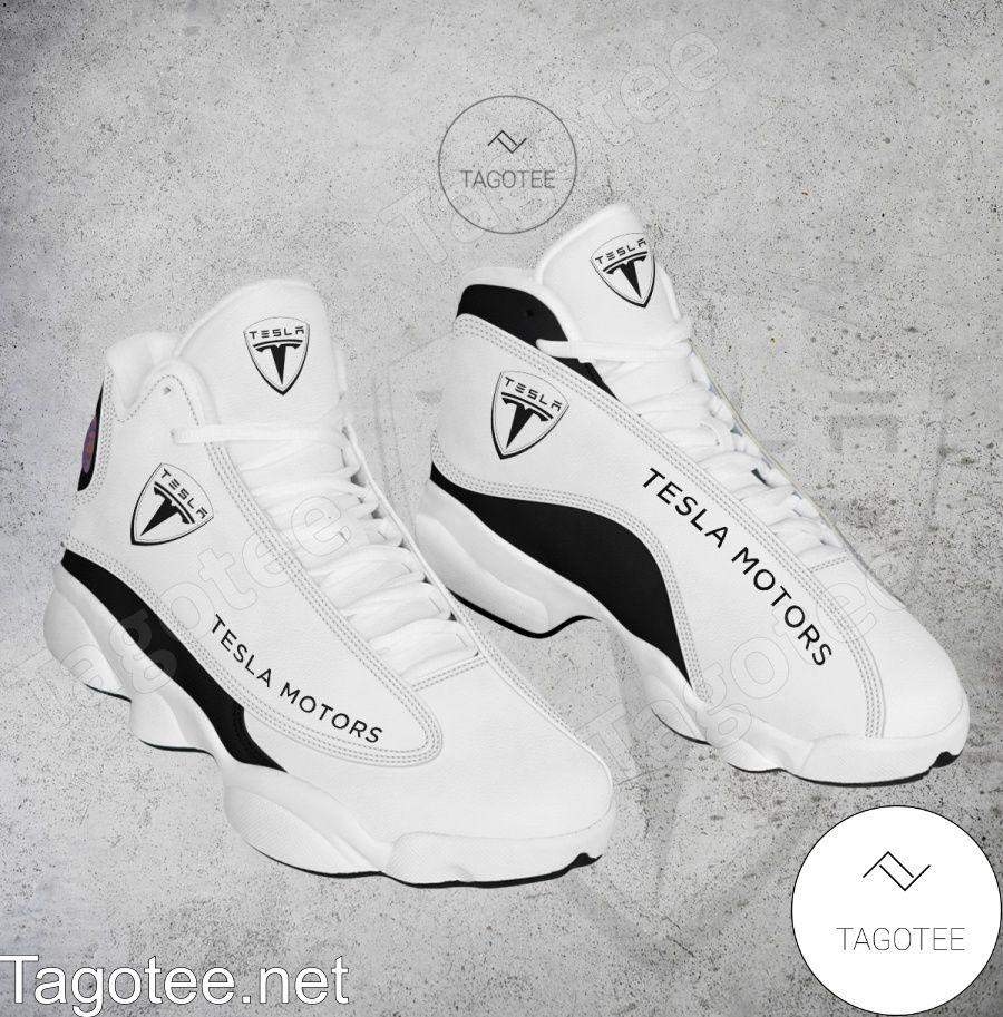 Tesla Motors Logo Air Jordan 13 Shoes - EmonShop