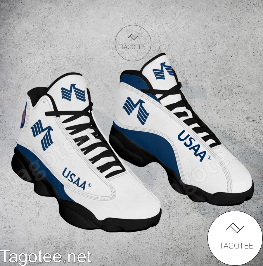 USAA Logo Air Jordan 13 Shoes - EmonShop a