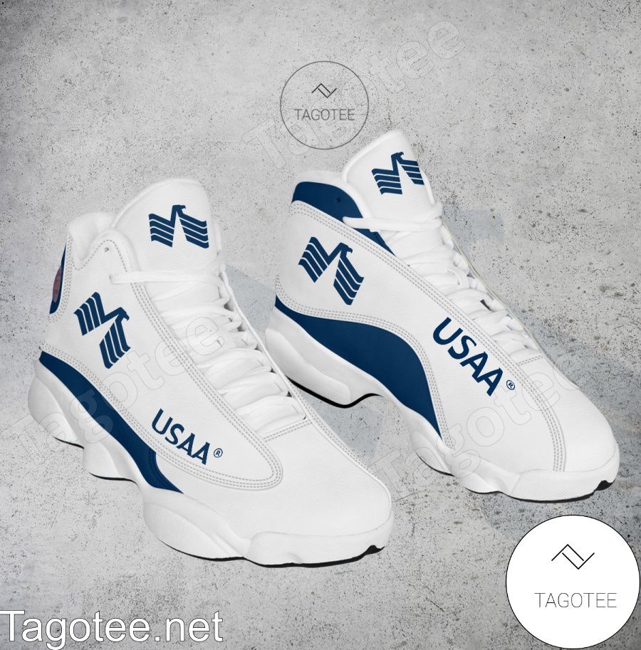 USAA Logo Air Jordan 13 Shoes - EmonShop