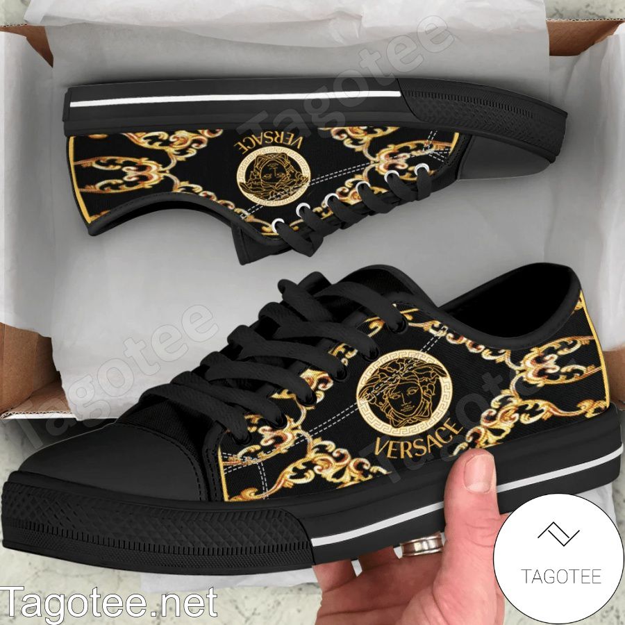 Versace Medusa Logo Baroque Low Top Shoes