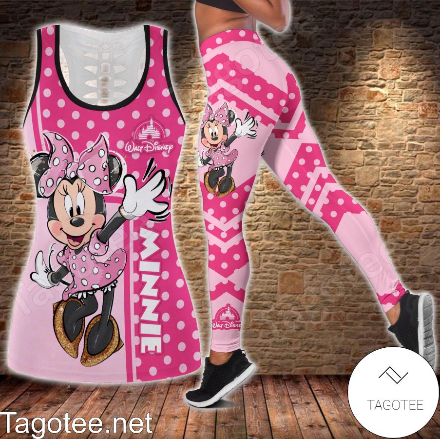 Walt Disney Minnie Mouse Shirt, Tank Top And Leggings