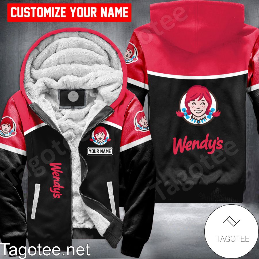 Wendy's Custom Uniform Fleece Hoodie - EmonShop