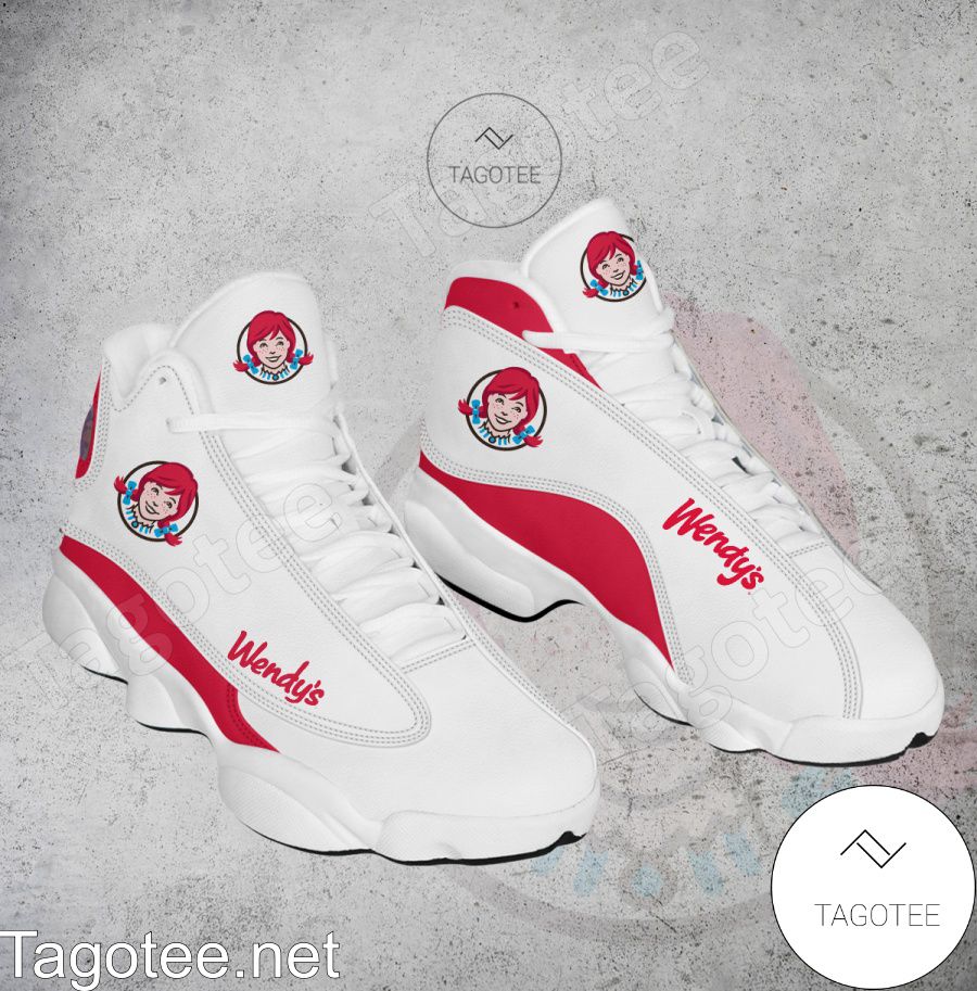 Wendy's Logo Air Jordan 13 Shoes - EmonShop